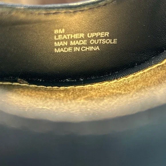 Lilly Pulitzer Kristin Wedge True Navy Blue Leather Sandals Casual Women's Sz 8M - Picture 9 of 11